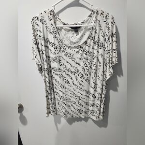 Simply Vera Vera Wang Monochrome Patterned Blouse